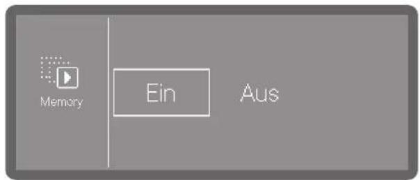 Memory Ein Aus
