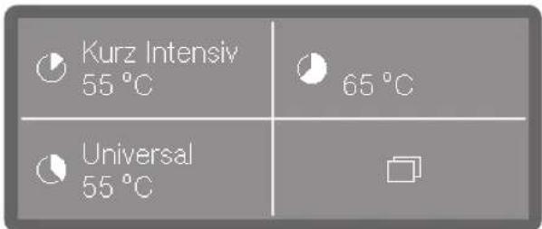 Kurz Intensiv 55 °C 65 °C Universal 55 °C