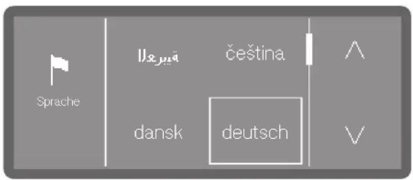 MIELE PFD 401 DOS - Sprache auswählen - 1