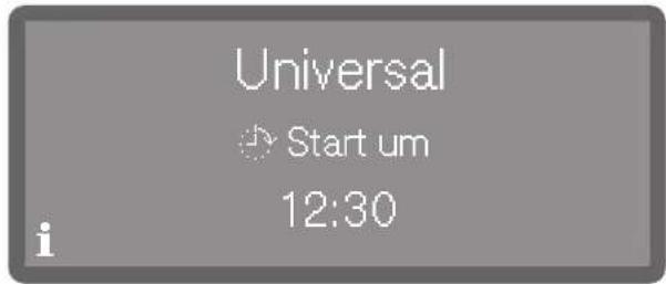 Universal Start um 12:30