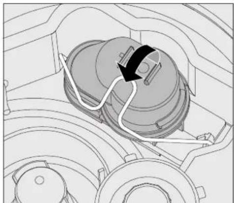 MIELE PFD 401 DOS - Ablaufpumpe und Rückschlagventil reinigen - 1