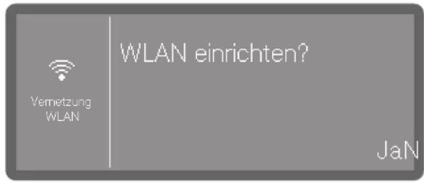 Vernetzung WLAN WLAN einrichten? JaN