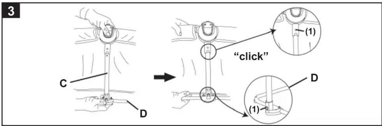 3 C D "click" (1) D (1)