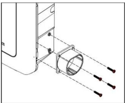 KATHREIN KWB-AC40 - Halterung für Ladekabel an Wallbox anbringen (optional) - 1