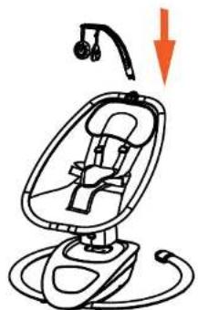 Baby Trend NuMotion Infinity Swing - PARA FIJAR JUGUETES EN LA BARRA DE JUGUETES - 2