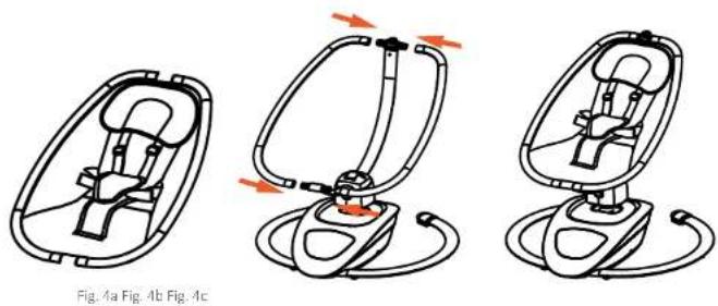Baby Trend NuMotion Infinity Swing - PARA MONTAR EL ASIENTO - 1