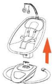 Baby Trend NuMotion Infinity Swing - 6) PRODUCT DISASSEMBLY INSTRUCTIONS: - 2