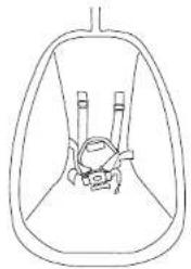 Baby Trend NuMotion Infinity Swing - Seat belt installation method: - 5