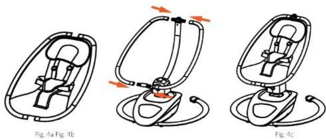 Baby Trend NuMotion Infinity Swing - TO ASSEMBLE SEAT - 1