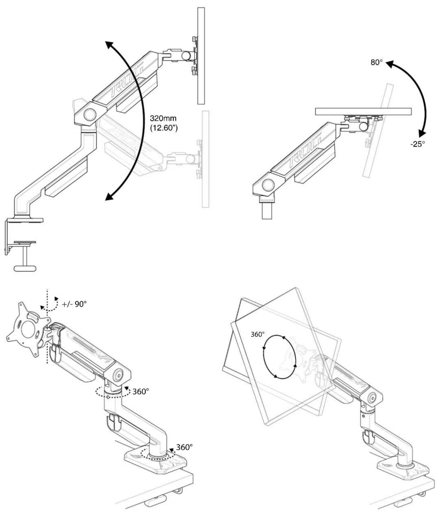 ASUS AAS01 - Desk clamp - 3