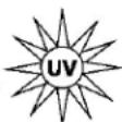 Adj Mini Par UVW LED - CAUTION - 1