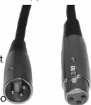 Adj Profile Panel RGB - Data Cable (DMX Cable) Requirements (For DMX Operation): - 1