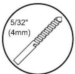 5/32" (4mm)