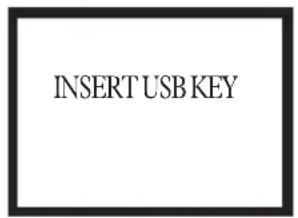 INSERT USB KEY