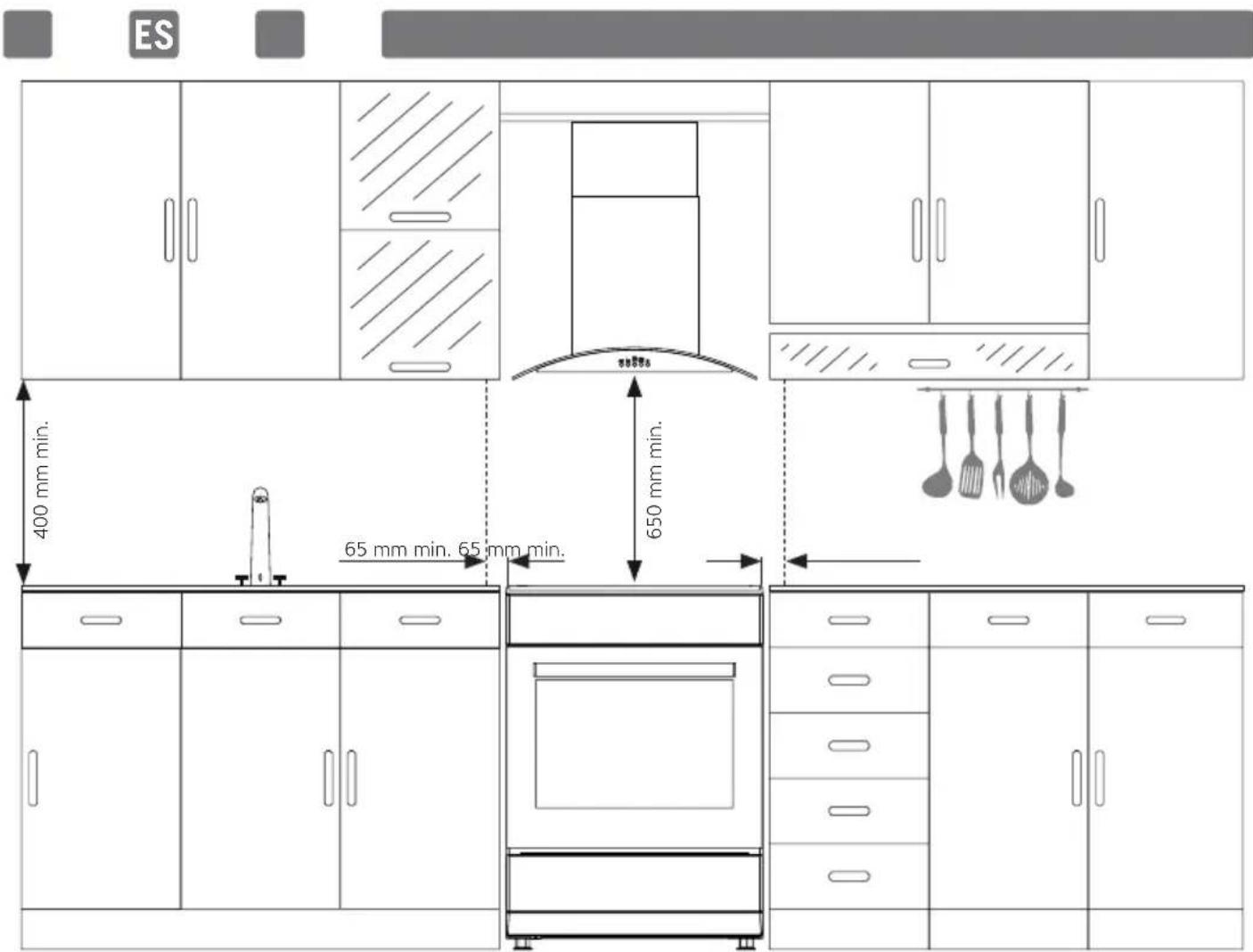 Meireles E 503 W - Lugar correcto para la instalación y advertencias importantes - 1
