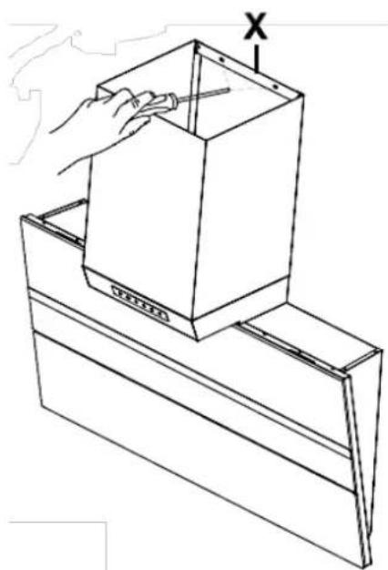 Wolkenstein WS49-90B - b. INSTALLATION OF THE CHIMNEY / RECIRCULATION MODE - 2