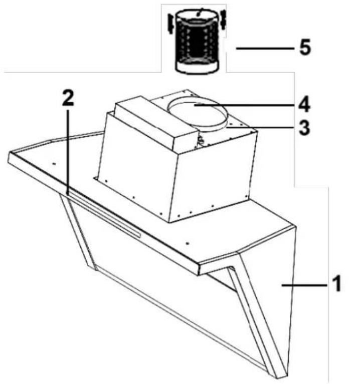 Wolkenstein WS55-90A++GCB - Geräteansicht - 1