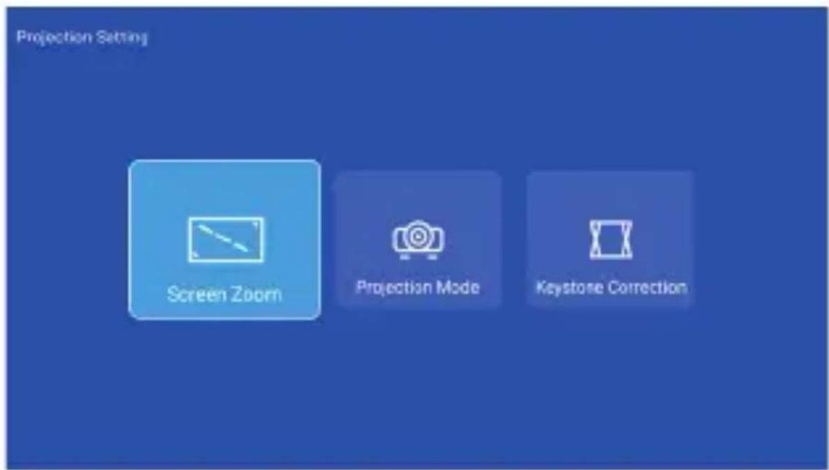 Nabo Vision 2 - PROJEKTIONSEINSTELLUNG - 1