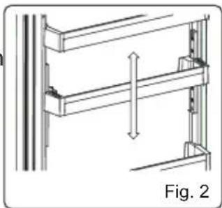 Nabo KNI 2330 - Adjustable Door Shelf (In some models) - 2