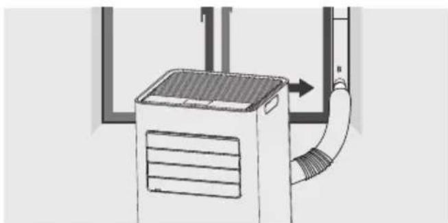 Nabo KA 7003 - Installieren des Abluftschlauches - 6