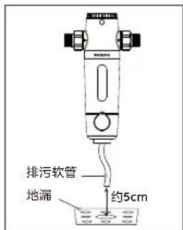 排污软管 地漏 约5cm