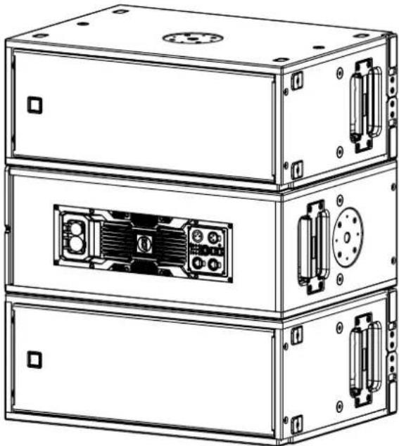 RCF SUB 808-AS - FLOOR CONFIGURATIONS - 2