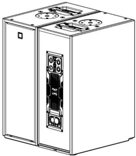 RCF SUB 808-AS - PRIMA DI CONNETTERE IL DIFFUSORE - 3