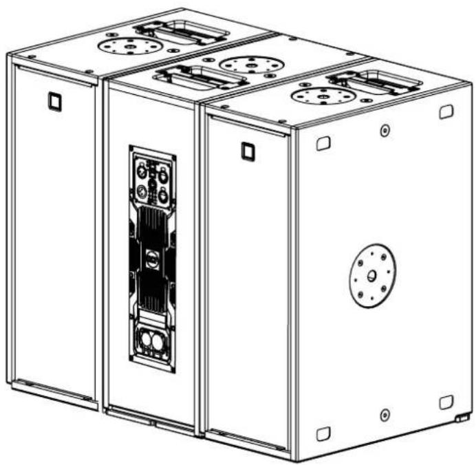 RCF SUB 808-AS - PRIMA DI CONNETTERE IL DIFFUSORE - 4
