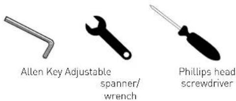 Allen Key Adjustable spanner/ wrench Phillips head screwdriver