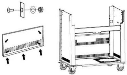 BeefEater Signature 3000E - 6) Fit The Lower Back Panel - 1