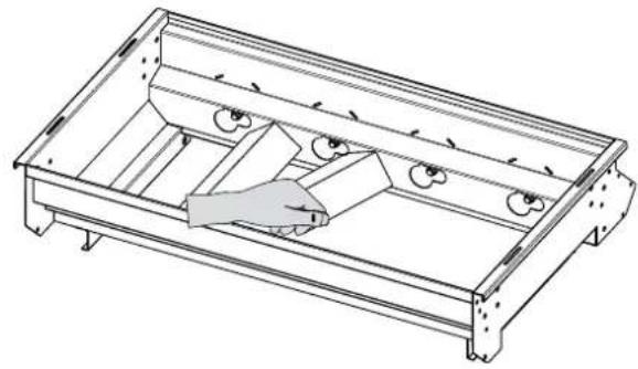 BeefEater Signature 3000E - Fitting the burners - 1