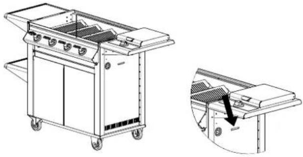 BeefEater Signature 3000E - 18) Fit The Optional Side Burner - 1