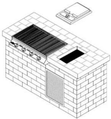 BeefEater Signature 3000E - Installing the Inbuilt Side Burner - 2