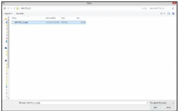 Open Organize - New folder Name Date-modified Type Size A04-FY12_V1pub 13/04/07/2019/PDF/FFA 168 KB File name: A04-FY12_V1pub Pref Update File(*.pdf) Open Cancel