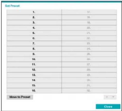 IDIS TR-2504 - Setting Up a PTZ Preset - 1