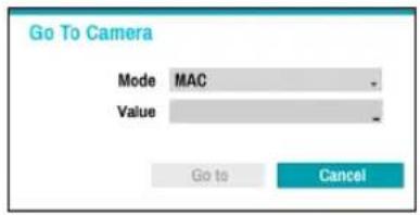 Go To Camera Mode MAC - Value - Go to Cancel