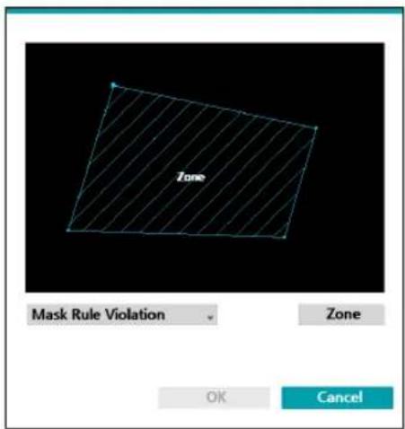 Zone Mask Rule Violation Zone OK Cancel