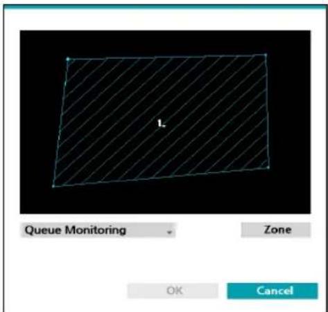 1. Queue Monitoring Zone OK Cancel