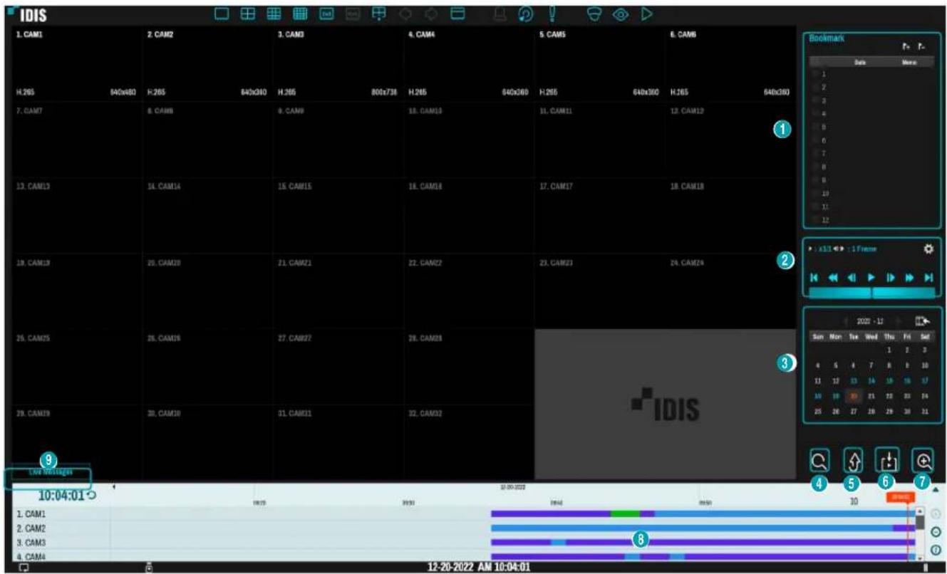 IDIS 1. CAM1 H:265 840x80 2. CAM2 H:265 840x30 3. CAM3 H:265 800x738 4. CAM4 H:265 840x300 5. CAM5 H:265 840x300 6. CAM6 H:165 840x300 7. CAM7 12. CAM13 19. CAM14 15. CAM15 18. CAM16 17. CAM17 19. CAM18 19. CAM19 20. CAM20 21. CAM21 22. CAM22 23. CAM23 24. CAM24 25. CAM25 26. CAM26 27. CAM27 28. CAM28 29. CAM29 30. CAM30 31. CAM31 32. CAM32 10:04:01 10:04:01 12-20-2022 AM 10:04:01