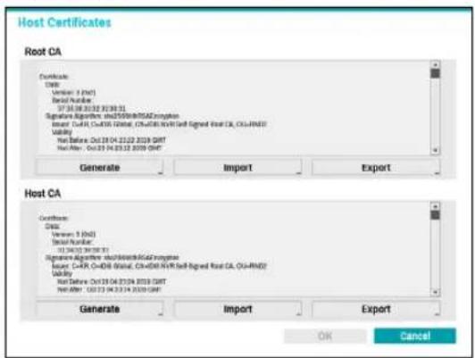 Host Certificates Root CA Certificate: CMB Member: 9 (Ref) Serial Number: 07.08.08.02 01/08/01 Signature Algorithm: wds250000000000000000000000000000000000000000000000000000000000000 Send C=CR, C=DB, C=SS, C=SS, C=SS, C=SS, C=SS, C=SS, C=SS, C=SS, C=SS, C=SS, C=SS, C=SS, C=SS, C=SS, C=SS, C=SS, C=SS, C=SS, C=SS, C=SS, C=SS, C=SS, C=SS, C=SS, C=SS, C=SB Send Date: Oct 28 04 22:22 2019 GMT Send After: Oct 23 04 23:12 2019 GMT Generate Import Export Host CA Certificate: CMB Member: 9 (Ref) Serial Number: 11.34.33 39.28.31 Signature Algorithm: wds250000000000000000000000000000000000000 Send C=CR, C=DB, C=SS, C=SS, C=SS, C=SS, C=SS, C=SS, C=SS, C=SS, C=SS, C=SS, C=SS, C=SS, C=SS, G#e#g#d Host CA, O###-RMD? Send Date: Oct 28 04 23:24 2019 GMT Send After: Oct 23 04 23:24 2019 GMT Generate Import Export OK Cancel
