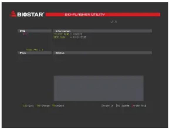 BIOSTAR® BD-FLASHER UTILITY V1.32 PS Information HOLDEN & I RED SEE INFO - LIF/POSTS EQUITY 2.1 File Name C:\Users\NIP\Resets\NIP\Resets Details or No. Points, Write full