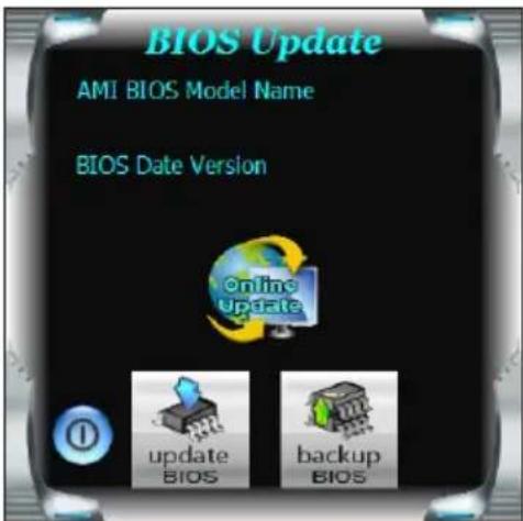 BIOS Update AMI BIOS Model Name BIOS Date Version online Update update BIOS backup BIOS