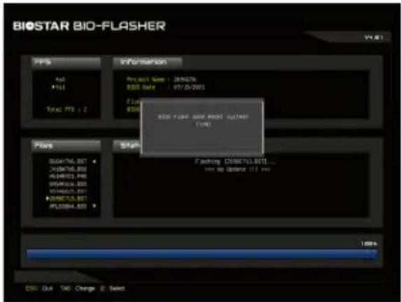 BIOSTAR BIO-FLASHER V4.01 FPs Aid Fid Total FPs: 2 Information Project Name: CENKSTN BSS Safe: 07/15/2001 File: BSS 4330 FILE: ABB PRICE: $11997 (100) Flushing: CENKSTN.BSTI... and No Direction 311, see Flasher: CENKSTN.BSTI... 100% CSC: Out TAG: Change | Select
