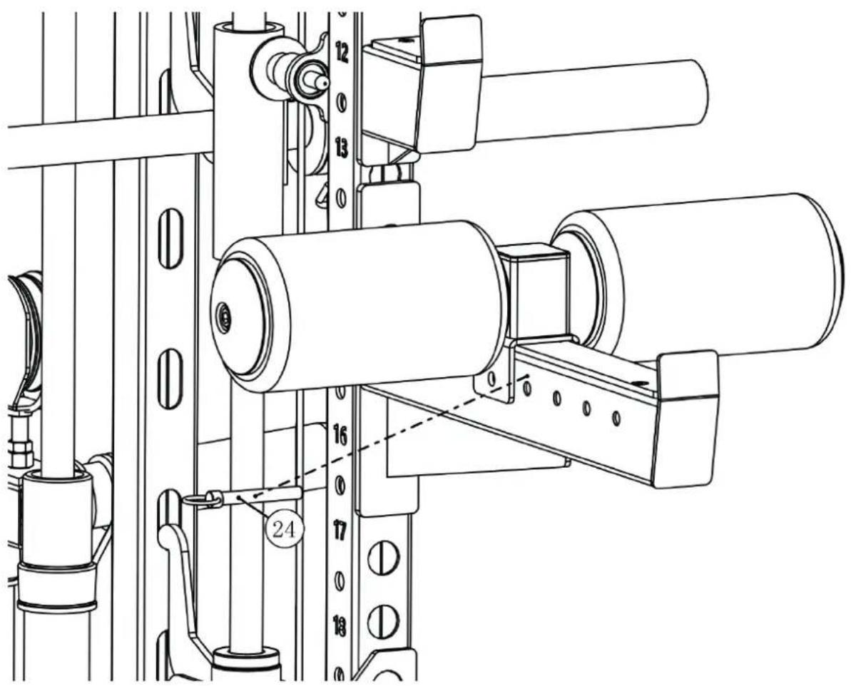 TAURUS MS20 Pro - Schritt 15: Montage der Beinpresse - 1