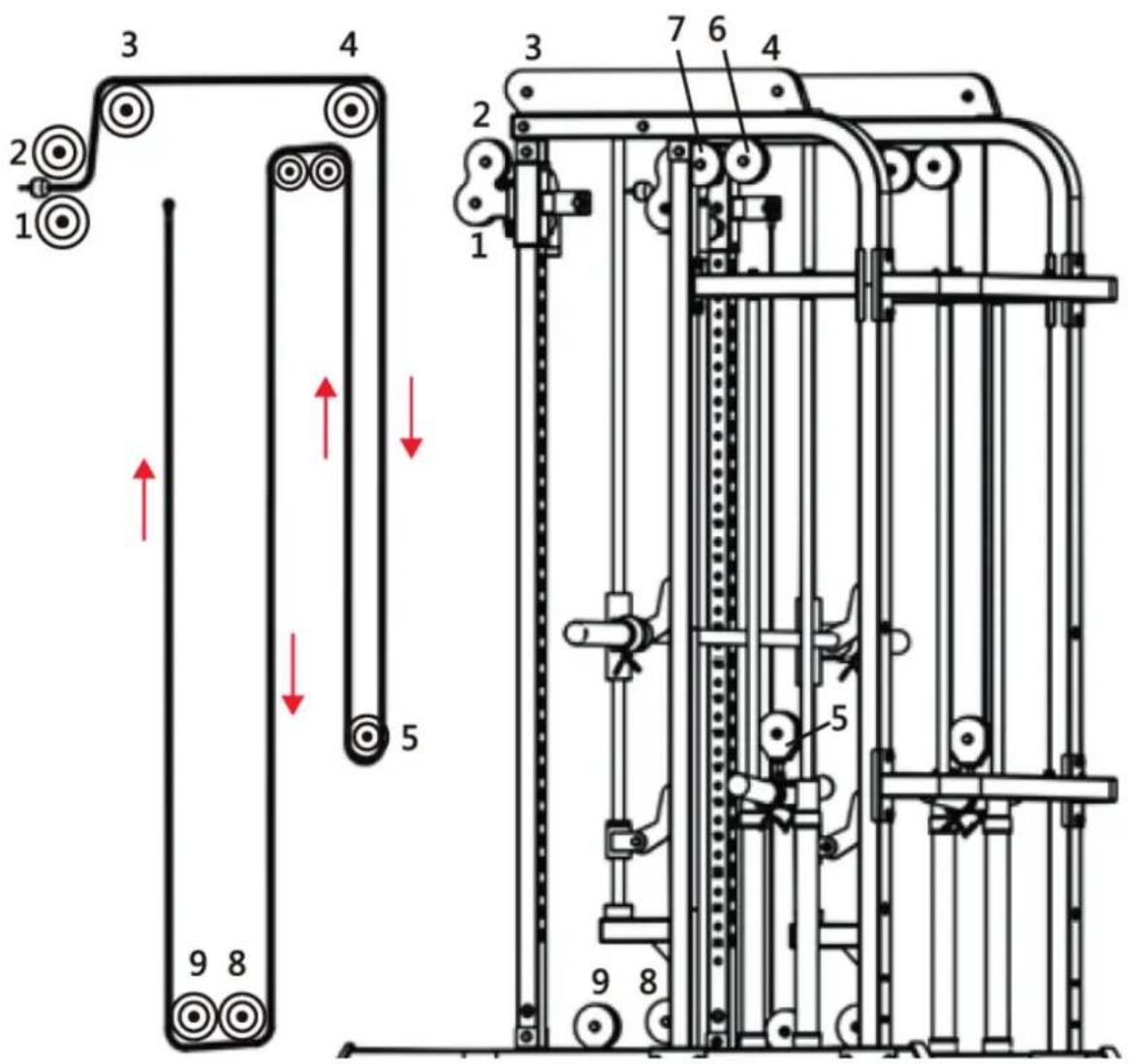 TAURUS MS20 Pro - Schritt 10: Montage der Umlenkrollen - 1