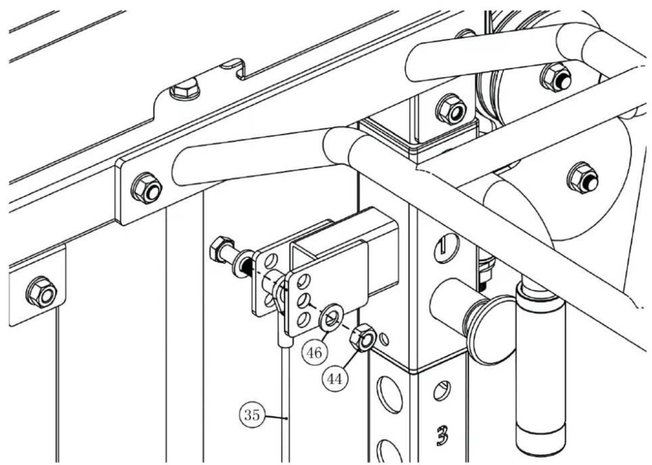 TAURUS MS20 Pro - Schritt 17: Befestigung des Kabelfußes - 1