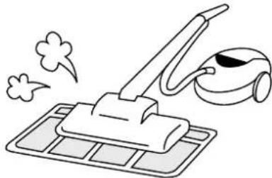 HITACHI RAK-QH10PCBST - อย่าลีมล้างแผ่นกรองเบื้องต้น - 1