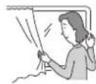 HITACHI RAK-DH18PCBST - Install curtain or blinds - 1