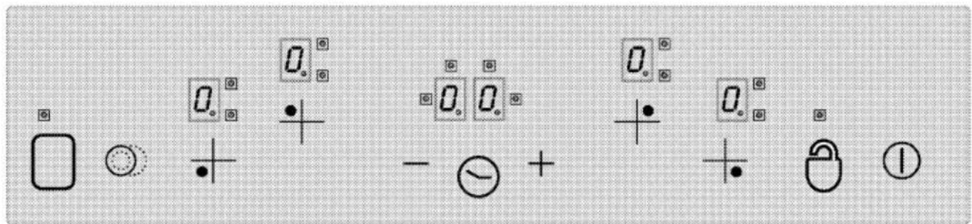 Diagram showing various electrical symbols and polarity markings, including square, circle, plus, minus, and lock icons with standard symbols.