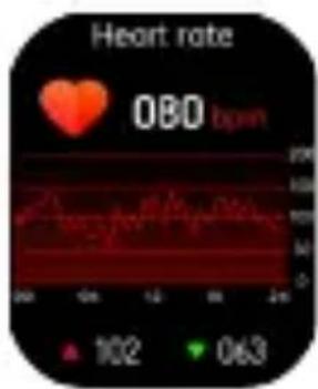 Heart rate 0BD bpm 102 063